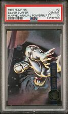1995 Flair Marvel Annual Silver Surfer PowerBlast Insert #2 PSA 10 Low POP picture