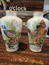 The Lenox Game Bird Vases - Signed Limited Editions (set of 2)  picture