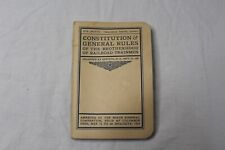  Ca. 1909 Constitution & Rules Of The Brotherhood Of Railroad Trainmen Antique picture