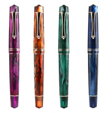 MAJOHN M800 Acrylic Resin Fountain Pen BOCK/Moonman EF / F Nib Write Ink Pen picture