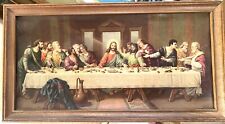 Vintage Framed Last Supper Print 16