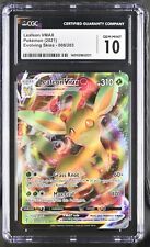 Pokémon Leafeon VMax 2021 Evolving Skies No.008 Holo CGC Graded 10 Card picture