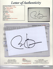 BARACK OBAMA Former President Signed Autograph Signature Cut  Beckett💎JSA LOA picture