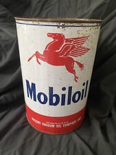 Vintage MobilOil 1950’s  5QT Metal Oil Can picture