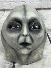 Halloween Area 51 Alien Mask Latex Headgear UFO Grey Big Eyed Creature picture