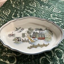 Vintage - Wedgwood - Bone China - Made In England - Chinese Legend - Soap Dish picture