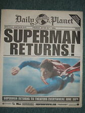 SUPERMAN RETURNS DAILY PLANET PROMO PROP NEWSPAPER LIMITED EDITION picture