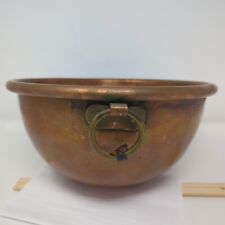 Vintage Matfer Bourgeat solid copper 10” including rim bowl mixing decor picture