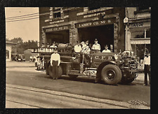 Postcard Reproduction 1913 Ahrens-Fox Model A Pumper Fire Truck Cincinnati OH picture