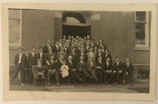 postcard rppc, 1911, Ashland Ohio, Class Photo, AZO picture