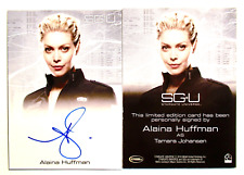 Stargate Universe  Season 2 Alaina Huffman autograph picture