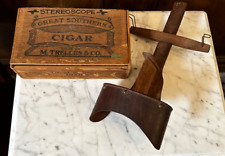 1890's Stereoscope Viewer 40 Stereo Cards in 1920's Great Southern Cigar Box picture