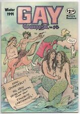 VINTAGE 1991 GAY COMIX #14~MERMAIDS ON COVERS~LGBQT~ROBERTA GREGORY~TIM BARELA picture