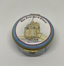 Halcyon Days Enamels NEW YORK TIMES Trinket Box Gold Rim Queen Suppliers New picture