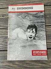 Vintage 1987 Printing Swimming Boy Scouts of America Book E picture