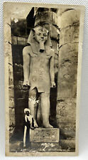 CPA Lehnert & Landrock 154 Luxor Temple - Statue of Ramses II EEGYPT Egypt picture