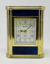 Bulova Mantel Clock Quartz Blue 5