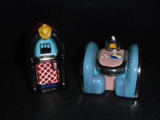 RUSS BERRIE DINER COLLECTION JUKEBOX & BOOTH SALT & PEPPER JERRY BERTA picture