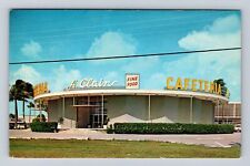 Pompano Beach FL-Florida, St Clairs Cafeteria, Advertising Vintage Card Postcard picture