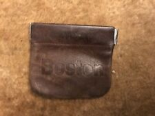 Very neat Vintage Brown Leather Coin Purse Pouch Mini 3.25