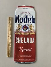 🔥 New Modelo Chelada Metal beer Tin Bar Mancave Sign Lot picture