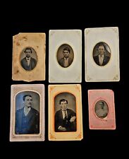 Lot of 6 Tintype Photographs picture