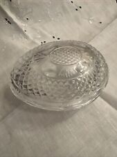 Vintage Avon Mother's Day 1977 Fostoria Clear Crystal Egg picture
