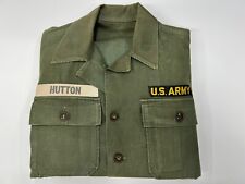 USGI OG-107 UTILITY uniform Jacket Original Vintage Named picture