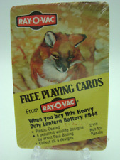 Vintage Playing Cards Ray O Vac 1983 Promo Deck Fox Paul Birling Sealed picture