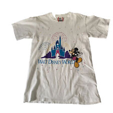 Vintage DISNEY DESIGNS Walt Disney World Mickey Mouse T-Shirt 90s Size small EUC picture