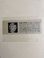 Merry Anders The Young Rebels 1957 Hollywood Star Panel picture