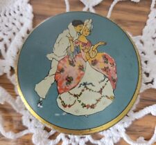 Antique La-May Sports Vanity Poudre L'Ame Face Powder Compact Herbert Roystone picture