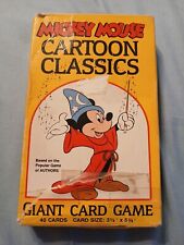 1990's Walt Disney Cartoon Classics Giant Card Game Vintage picture