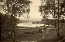 England, Loch Phitiulais, Rothiemurchus UK. Vintage Albumen Print. Print a picture