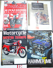 (4) Vintage Motorcycle MAGAZINES; Classic Bike, Motorcyclist, HammerTime 2018 picture