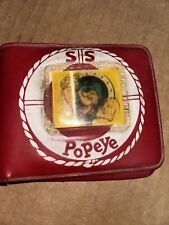 Vintage SS Popeye Red Wallet VTG ID Coin Cash Sweet Pea picture