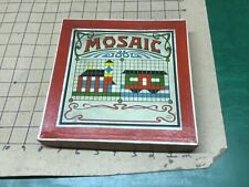 Vintage EARLY German MOSAIC in box, VERY CLEAN w design sheets, COOL picture