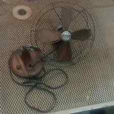 Vintage Delco Metal Bladed 3 Speed Oscillating Fan Model for parts picture