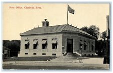 c1910 Post Office Exterior Building Stair Clarinda Iowa Vintage Antique Postcard picture