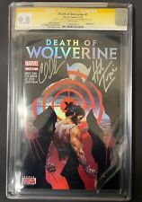 Death of Wolverine #1 CGC 9.8 Holofoil - Signed by Charles Soule and Herb Trimpe picture