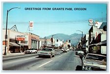 Grants Pass Oregon Postcard Southern Oregon City Rogue River Valley 1977 Vintage picture
