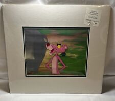 Pink Panther Standing By Elephant 1999 Animation Cel COA Hanna Barbera BL19 picture
