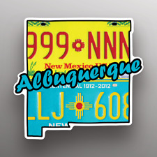 Albuquerque   New Mexico  State Shape  Great Gift Idea Single 5 Inch Magnet  picture