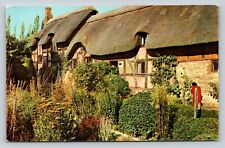 Anne Hathaway's Cottage Warwickshire England VINTAGE Postcard picture