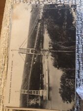 Waldo-Hancock Bridge Penobscot River Maine ME Postcard UNP WOB VTG Vintage picture