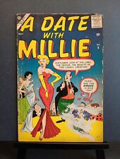 A Date with Millie #5 Stan Lee Story Dan DeCarlo Art 1957 Atlas Comics Low Grade picture