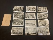 Vintage 1950's Cunard R.M.S. Queen Mary Interior Views 12 Photographic Postcards picture