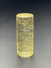 ( 11g ) 32.5x13mm Natural Gold hair Rutilated Quartz Crystal gemstone AAAAA picture