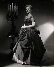 Virginia Mayo Wears Red taffeta by Don Miguel Stunning 1954 Vintage Photo picture