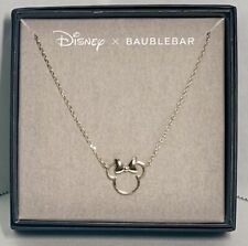 DISNEY BAUBLEBAR MINNIE MOUSE GOLD TONE NECKLACE NEW picture